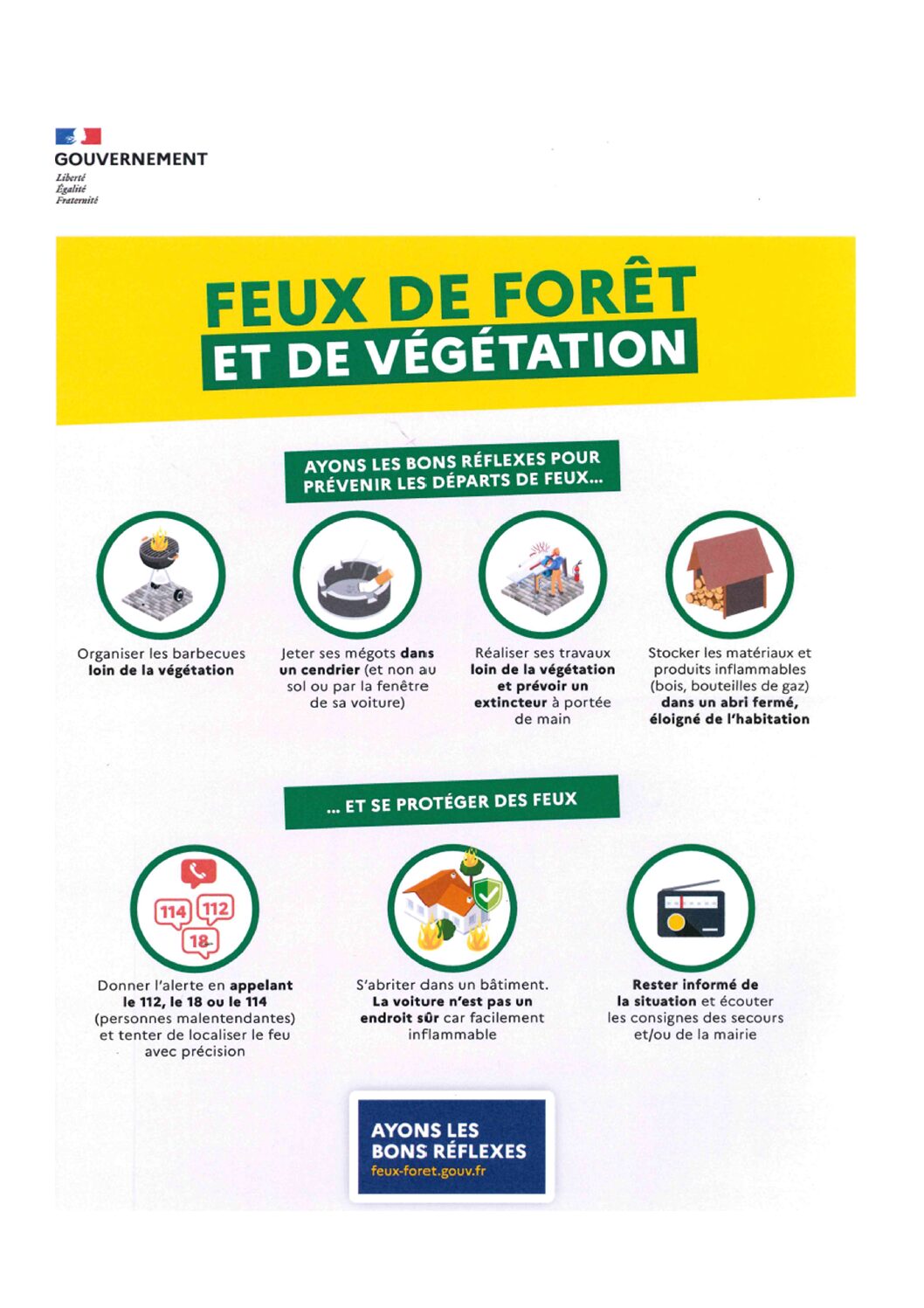 FEUX DE FORET ET DE VEGETATION