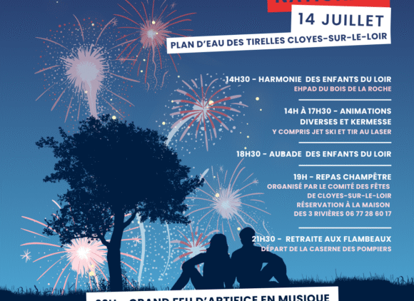 VENEZ FÊTER LE 14 JUILLET À CLOYES-LES-TROIS-RIVIÈRES