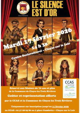 Théâtre : « Le Silence est d&rsquo;or » par 1.2.3 Rideau