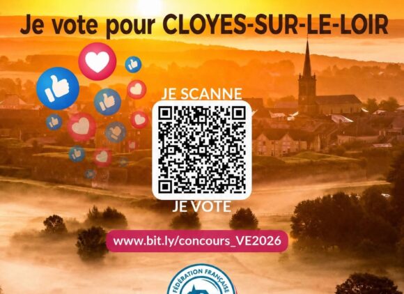 Concours « Village étape de l&rsquo;année 2026 » : Mobilisons-nous pour Cloyes-sur-le-Loir !