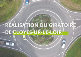 Lancement des travaux du nouveau giratoire de Cloyes-sur-le-Loir RN10
