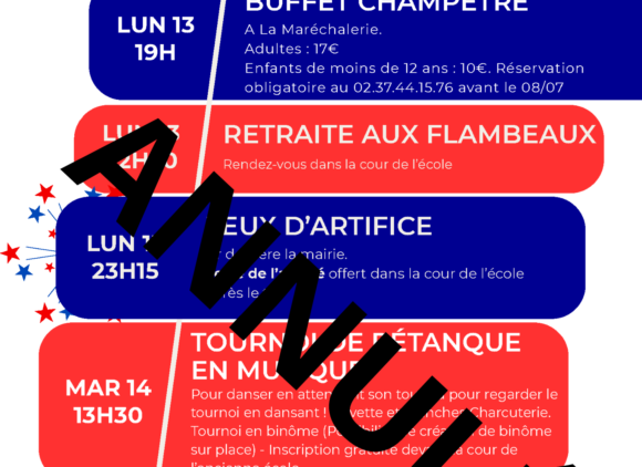 FETE NATIONALE LE MÉE