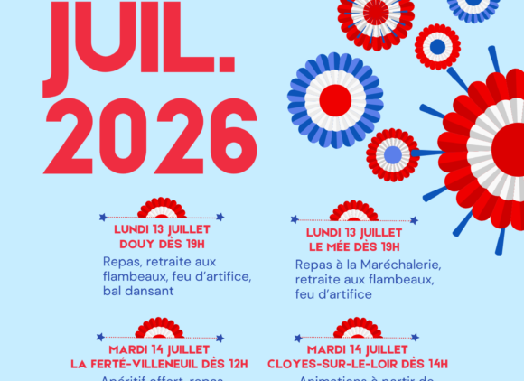 FESTIVITÉS DES 13 & 14 JUILLET 2026