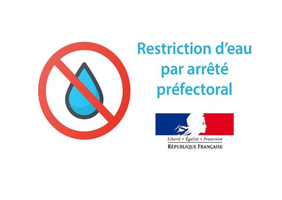 RESTRICTION TEMPORAIRE DES USAGES DE L&rsquo;EAU ET DE L&rsquo;IRRIGATION AGRICOLE DEPUIS LES COURS D&rsquo;EAU DANS LE DEPARTEMENT