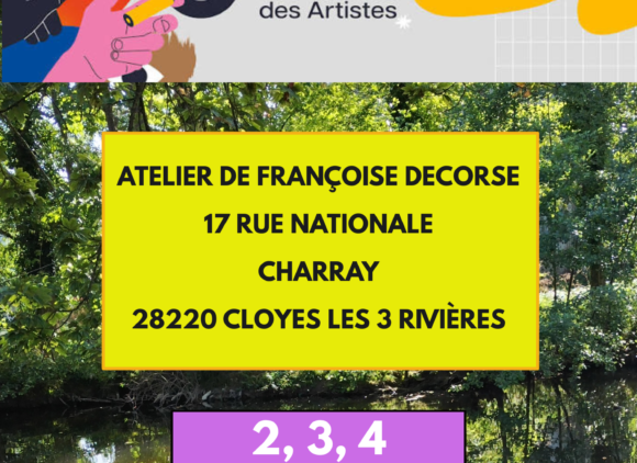Journées Nationales des Artistes : Ouverture de l&rsquo;atelier de Françoise Decorse
