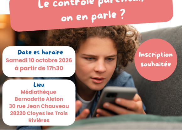 Café des parents : « Le contrôle parental, on en parle ? »