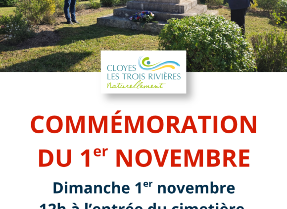 COMMEMORATION DU 1ER NOVEMBRE